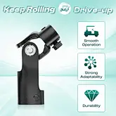 golf cart steering lower yoke
